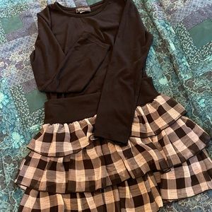 B Tween Two Piece Skirt and Top Girls Size L 14/16